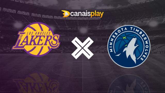 Assistir Los Angeles Lakers x Minnesota Timberwolves ao vivo grátis 07/04/2024 