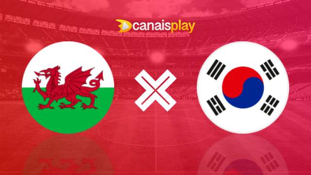 Assistir País de Gales x Coréia do Sul ao vivo grátis 07/09/2023 