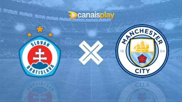 Assistir Slovan Bratislava x Manchester City ao vivo 01/10/2024